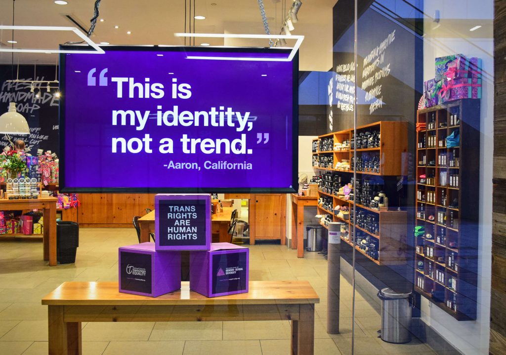 Vegan-Friendly Body Care Company Lush Celebrates Trans Rights With New Campaign