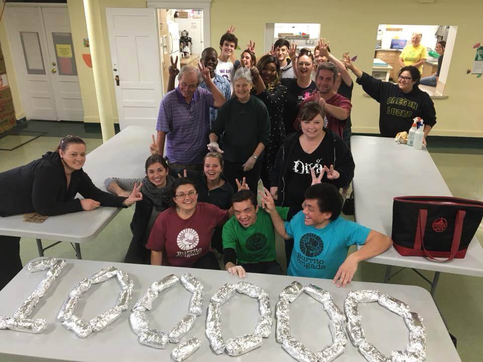 'Burrito Brigade' Donates 100,000th Vegan Meal to Homeless Community