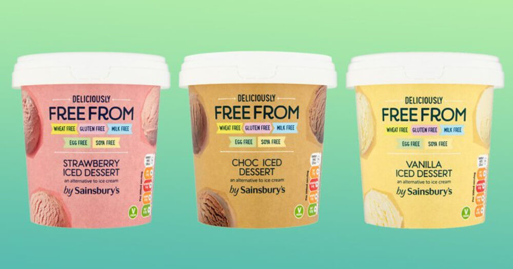 Sainsbury's Launches 3 New Vegan Ice Cream Flavors