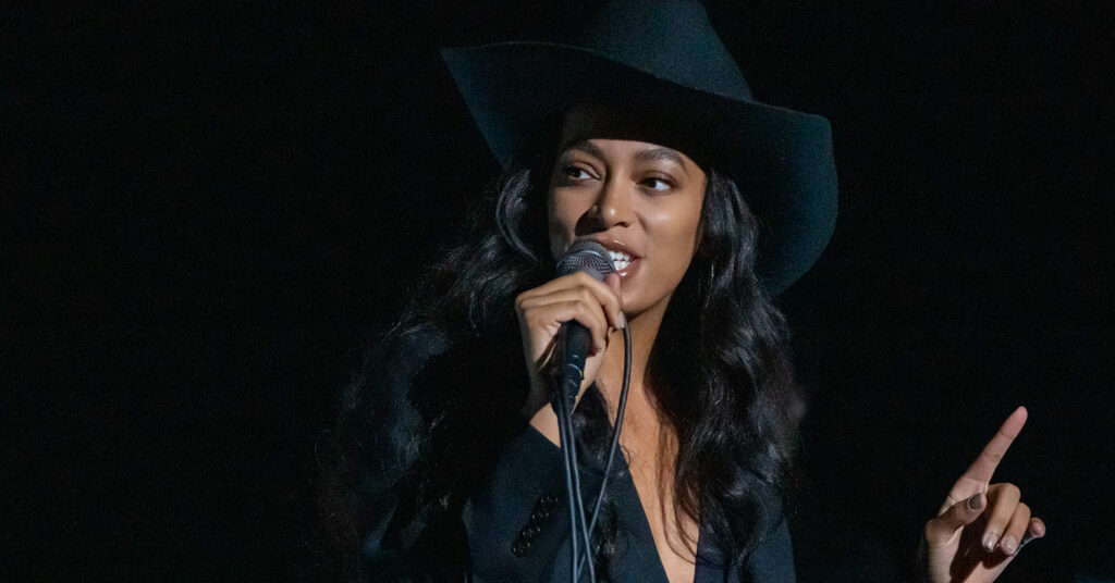 Musician Solange Follows Beyoncé’s Vegan Lead With Cruelty-Free Vegan Leather Cowboy Boot Sneakers