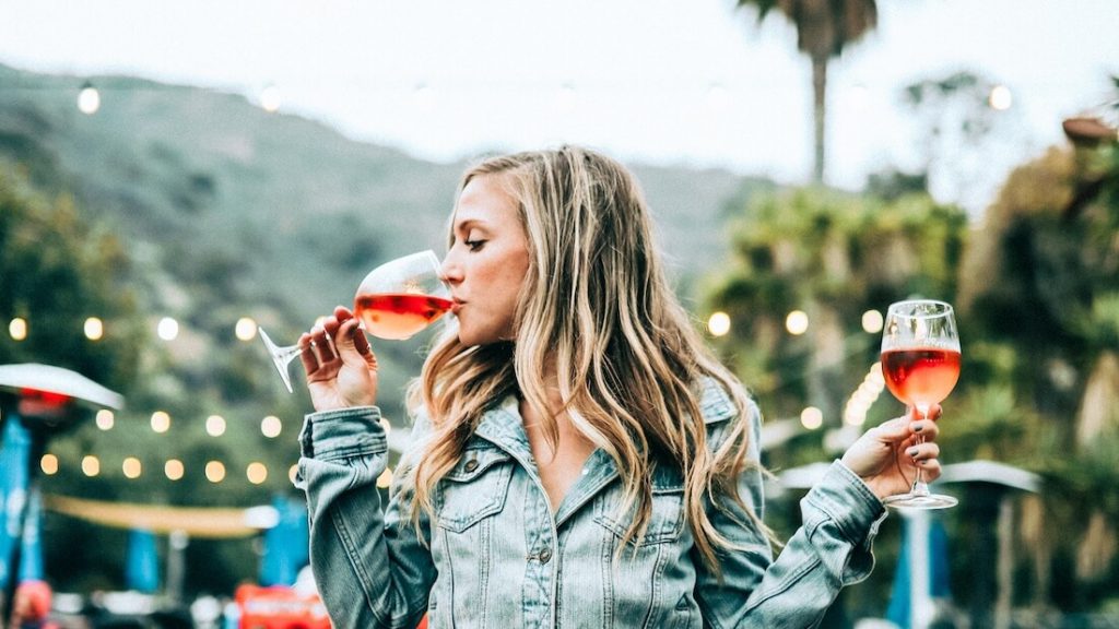 Wine sipping Cropped