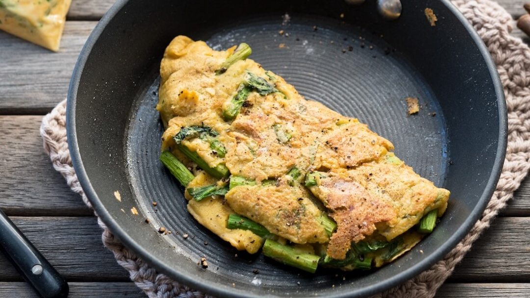 Easy Egg and GlutenFree Vegan Asparagus Omelet Recipe From the ‘Vegan