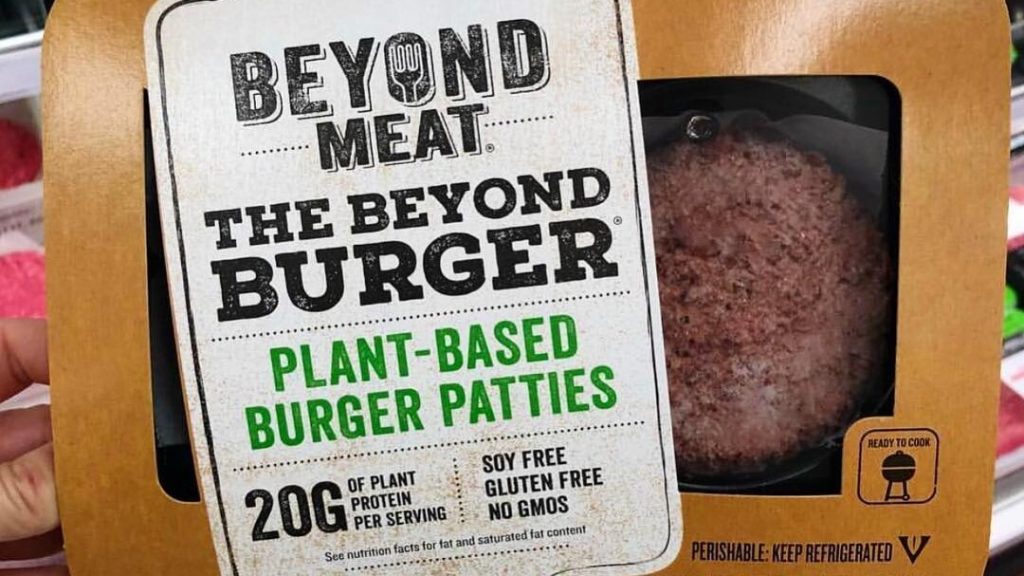 beyond meat vegan burger