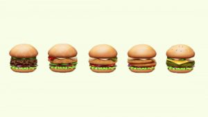 burger emojis