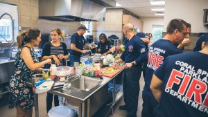 firefighters cook-off