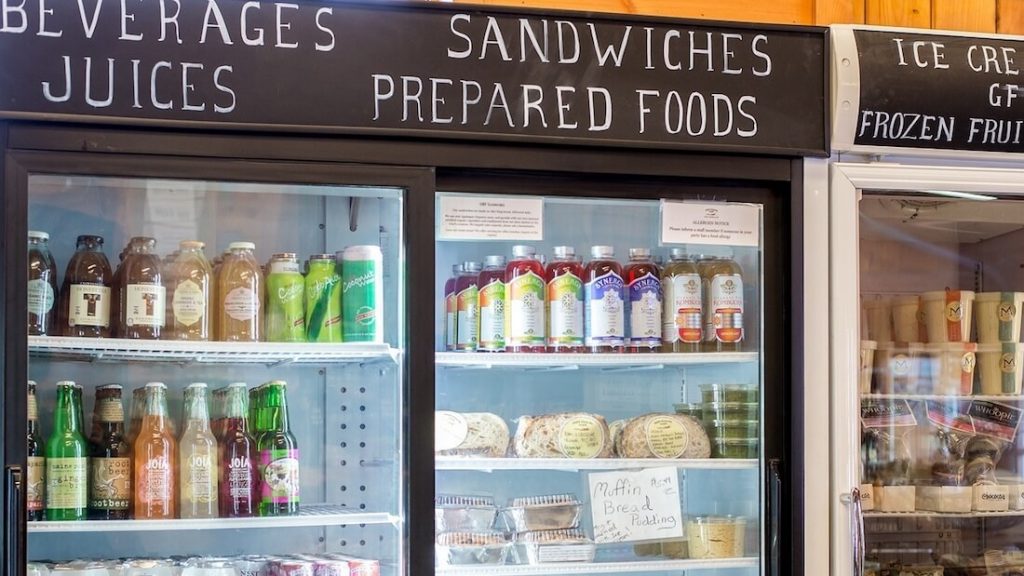 refrigerated grab-and-go section