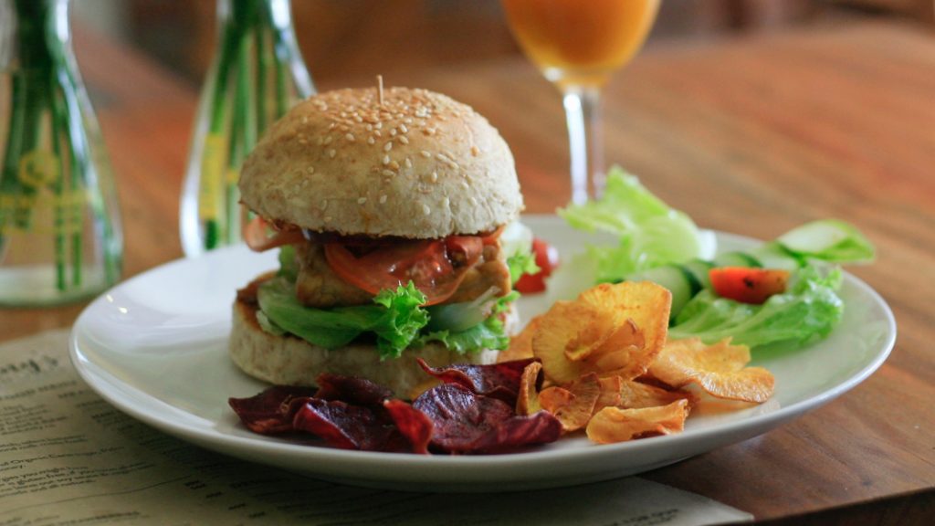 gluten-free vegan burger