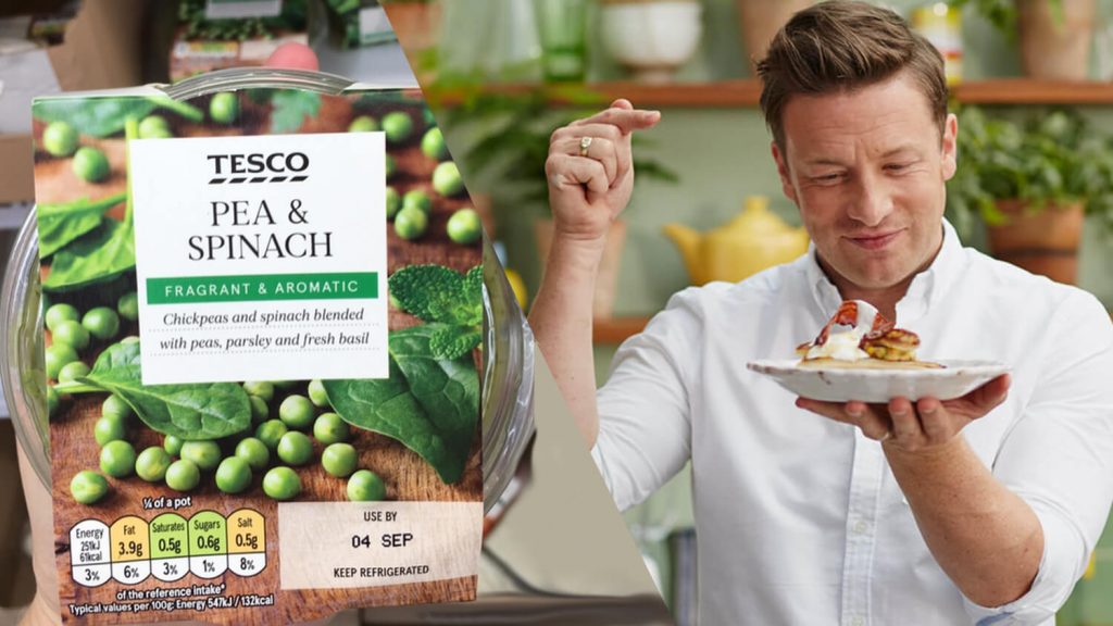 Jamie Oliver Partners With Tesco On Plant-Based Eating Program, the Little Helps Plan