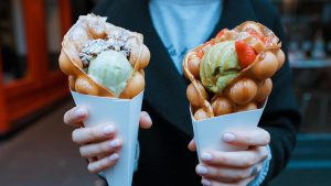London Dessert Shop Bubblewrap Creates Vegan Hong Kong-Style Bubble Waffles