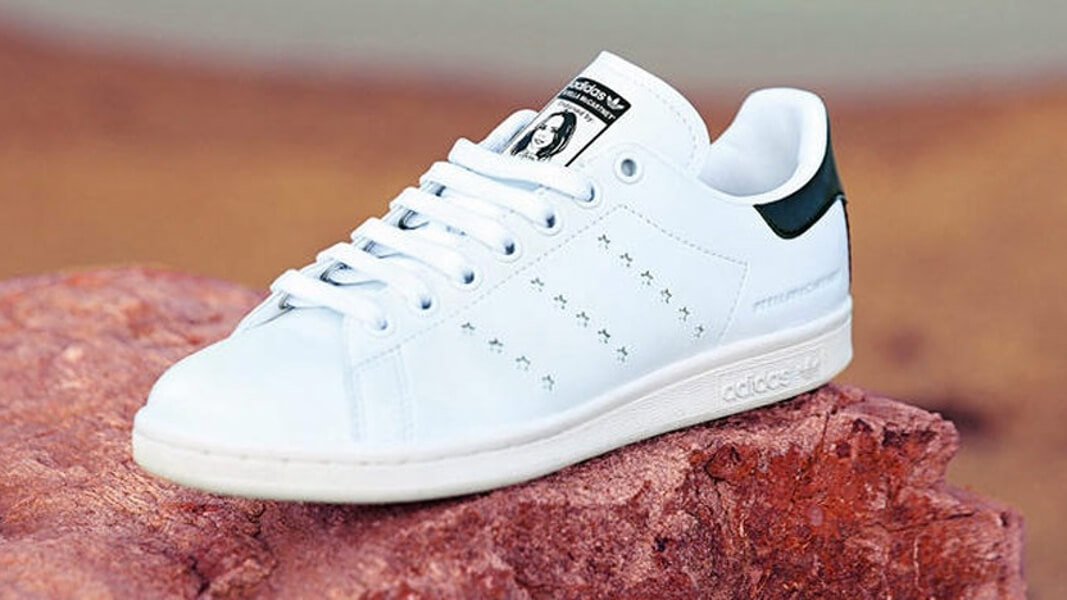 Special Rough sleep Eat dinner Stella McCartney and Adidas Launch the First Vegan Leather Stan Smith Shoe