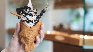 Vancouver’s Stuffies Pastries Cafe Creates Vegan Taiyaki Stuffed With Dairy-Free Soft-Serve