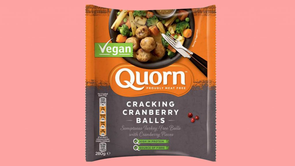 Vegetarian Meat Brand Quorn Launches Festive Vegan Turkey ‘Cracking’ Cranberry Balls