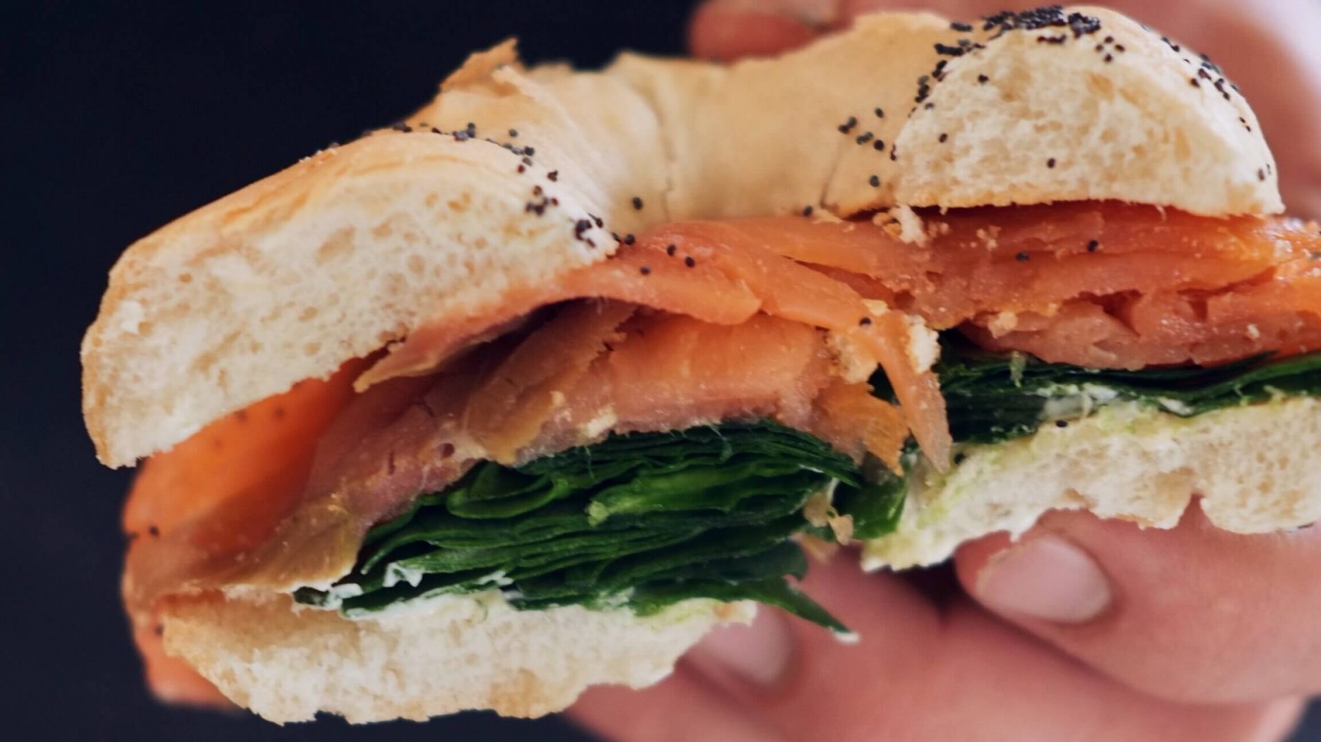 Sophie S Kitchen Launches Vegan Shrimp And Smoked Salmon In Sainsbury S   Livekindly Lox Bagel 1920x1079 