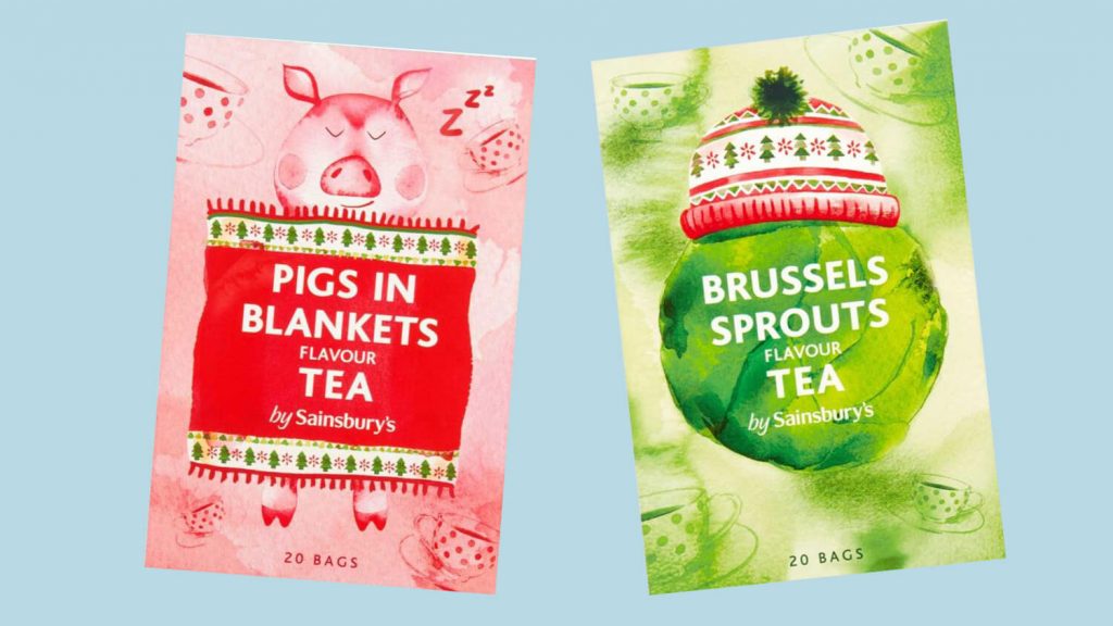 Vegan Pigs In Blankets and Brussels Sprouts Flavored Tea Launches At Sainsbury’s