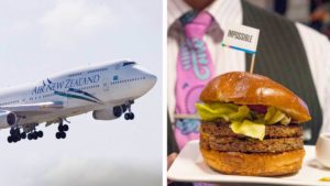 Air New Zealand Brings Vegan Impossible Burgers to the UK