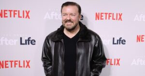 Ricky Gervais Receives Award for Standing Up Against Trophy Hunting