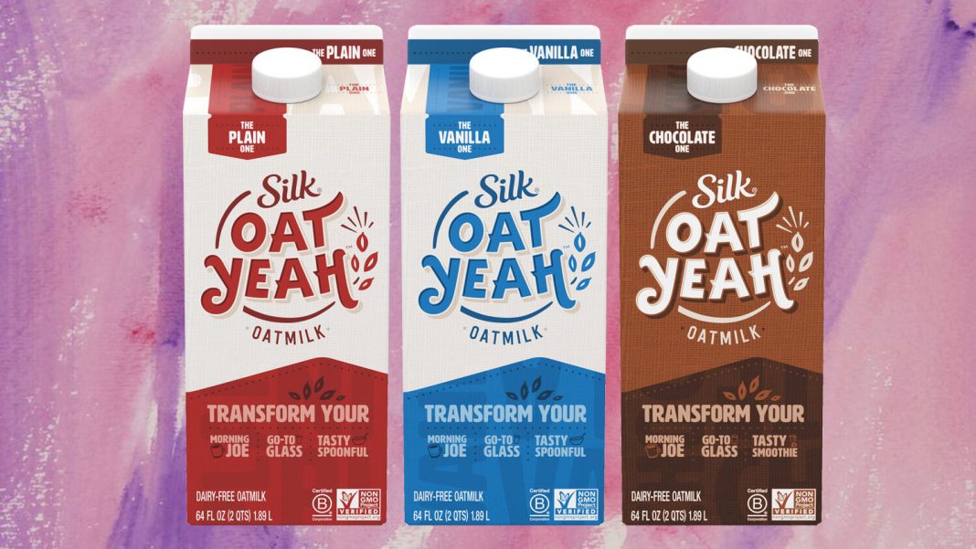 Silk Launches New Vegan Oat Milk Range Oat Yeah In 3 Dairy Free Flavors At Walmart And Target 