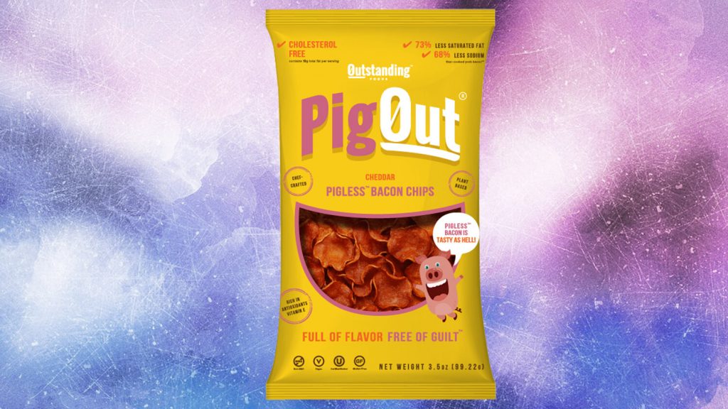 Vegan Pig Out! Mushroom Bacon Chips and Snacklin's Pork-Free Rinds Will Be the Hottest Snacks of 2019