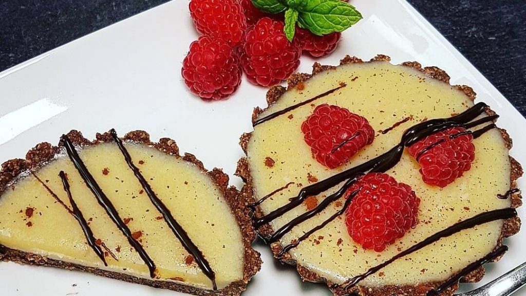 Vegan Tart Recipe With Dairy-Free White Chocolate and Raspberries