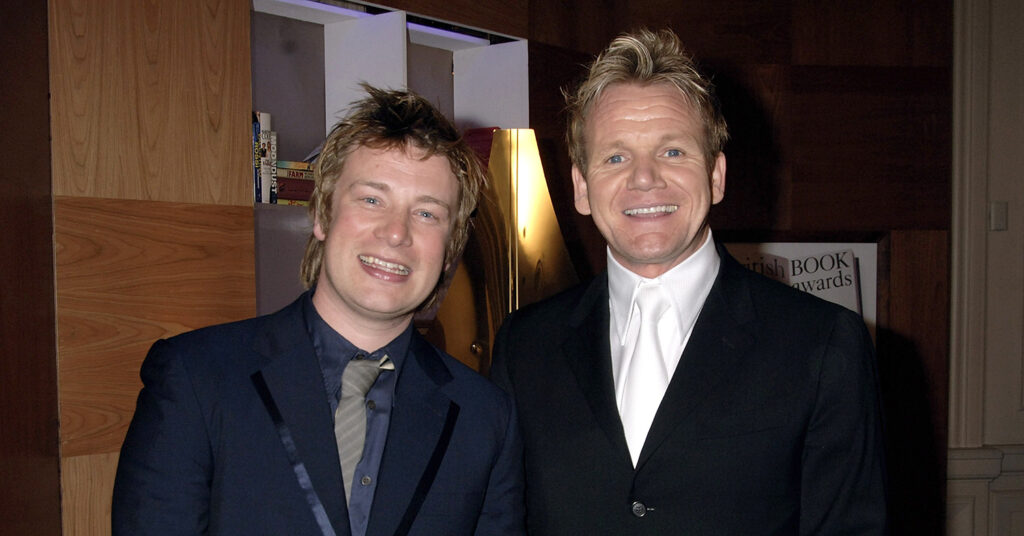 Chefs Jamie Oliver and Gordon Ramsay in a Race to Launch the Most Vegan Recipes