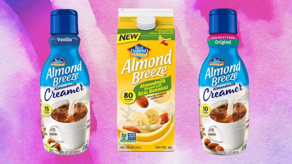 Blue Diamond Launches Vegan Almond Milk Creamer and Dairy-Free Banana Milk
