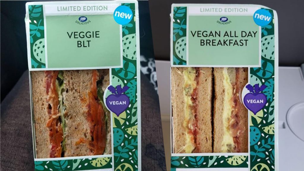 Boots Launches Vegan All Day Breakfast Sandwich and Plant-Based BLT