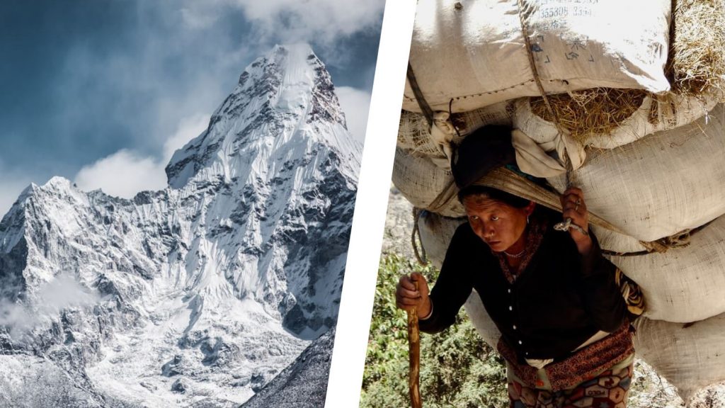 Tibetans Are Growing Vegetable Gardens at the Base of Mt. Everest