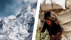 Tibetans Are Growing Vegetable Gardens at the Base of Mt. Everest