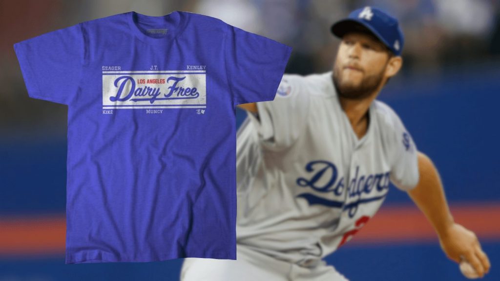 The LA Dodgers Are Selling Official Dairy-Free Tees