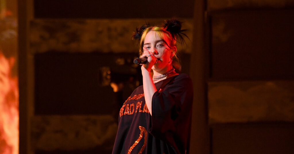 Billie Eilish Battles Spicy Vegan Hotwings With Soy Milk and Soda