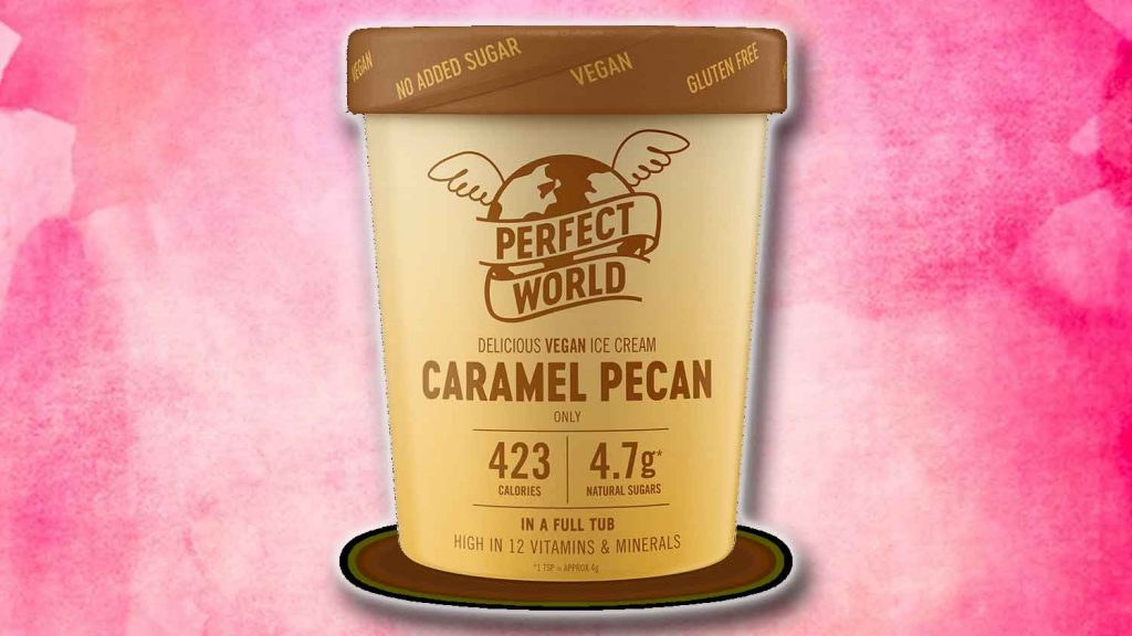 Tesco Has Dairy-Free Caramel Pecan Ice Cream