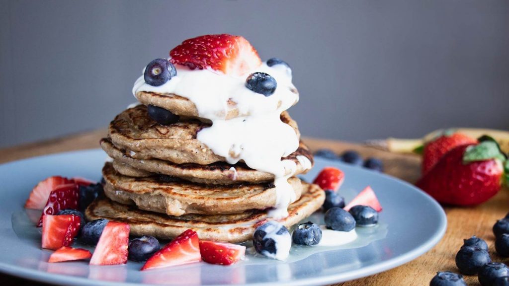 These Vegan Blueberry Pancakes Are Perfect for Sunday Mornings