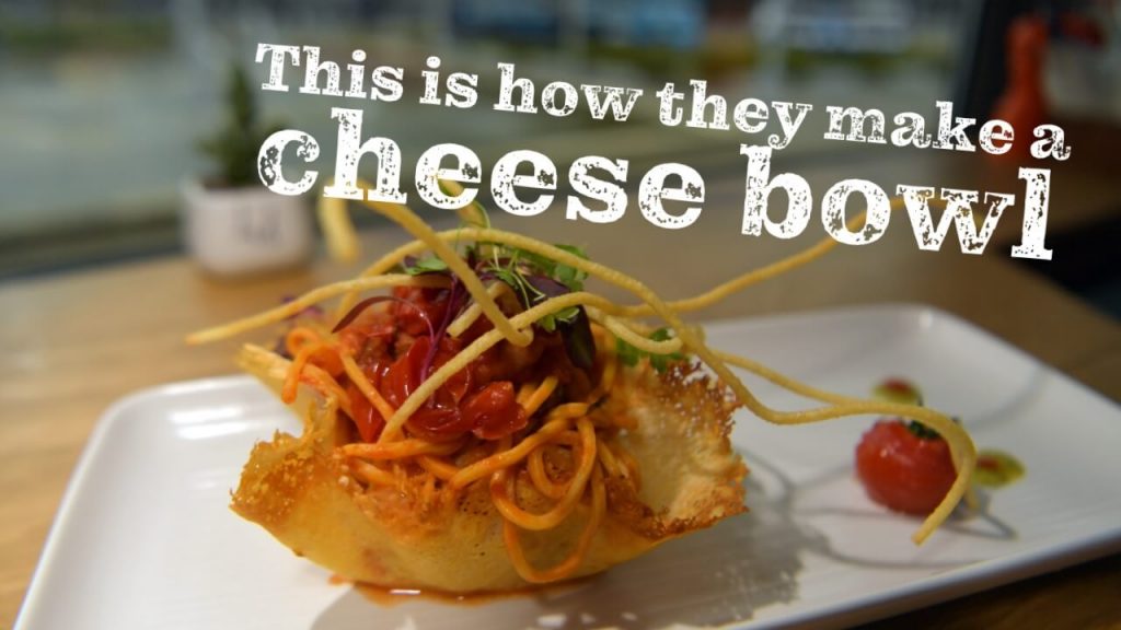 This Restaurant Serves Spaghetti In Bowls Made Out of Vegan Cheese