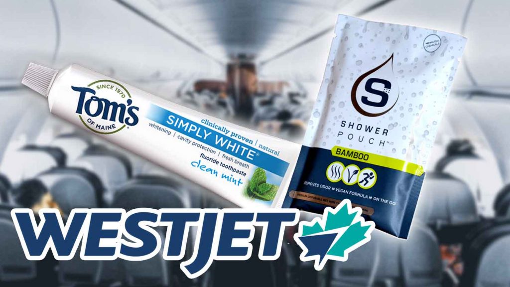 WestJet Airline Amenity Kits Are Vegan Now
