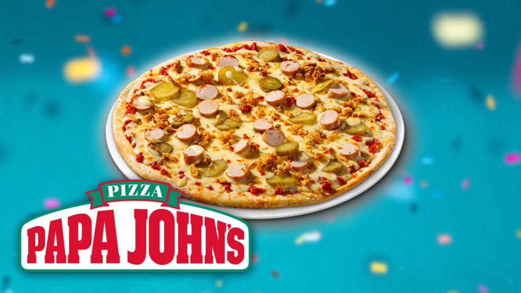 Papa John’s Just Launched a Vegan Hot Dog Pizza