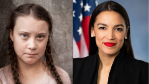 Climate Power Duo Alexandria OC and Greta Thunberg Team Up to Save the Planet