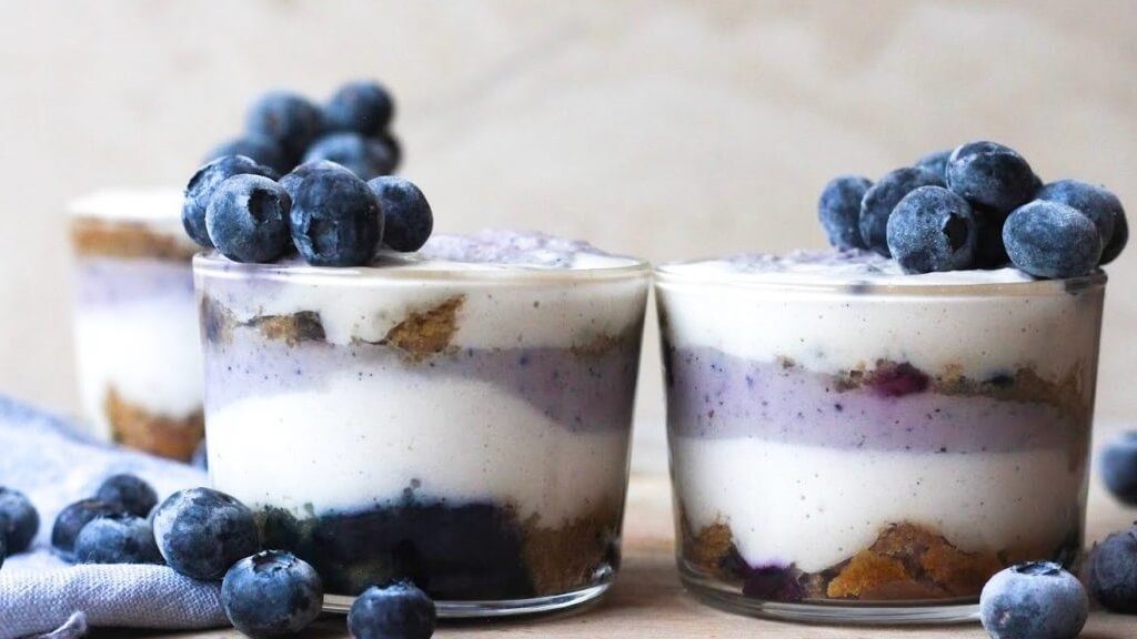 This Dairy-Free Tiramisu Is Layered With Fresh Blueberries