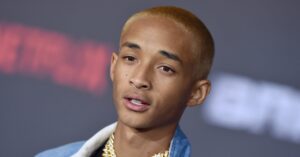 Jaden Smith's JUST Water brand helped replace plastic water bottles at a marathon.