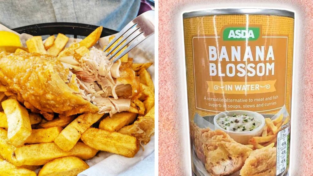 DIY Vegan Fish & Chips With Asda’s New Canned Banana Blossom
