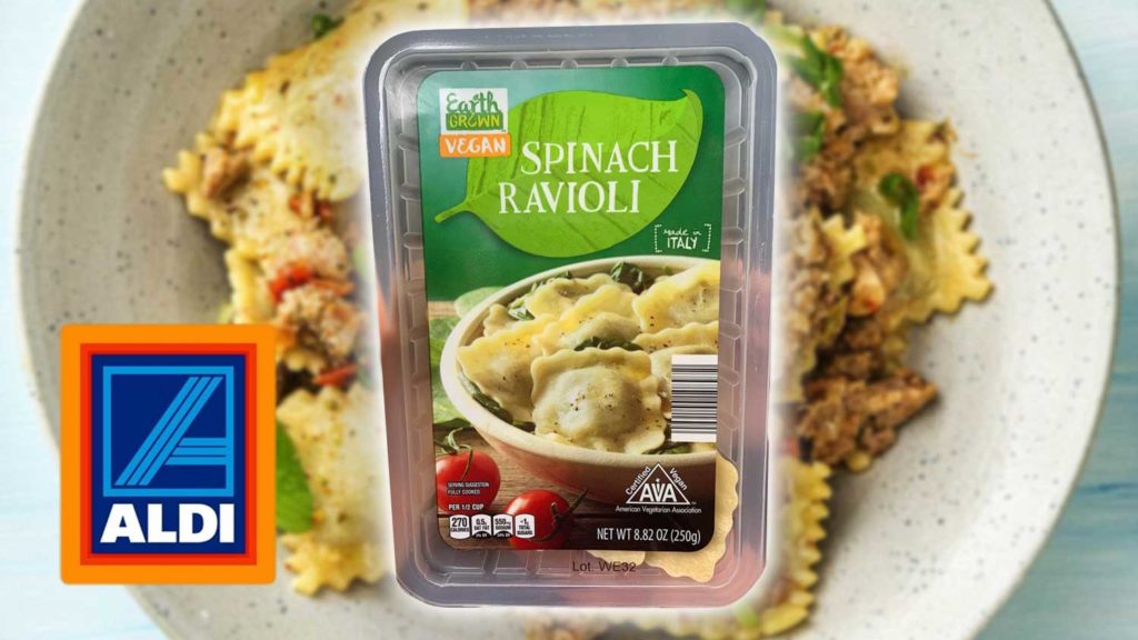 Vegan Spinach-Filled Ravioli Just Launched at Aldi