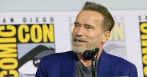 Arnold Schwarzenegger at Comic Con