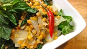 Creamy Vegan Thai Lentil Dal With Kale and Coconut