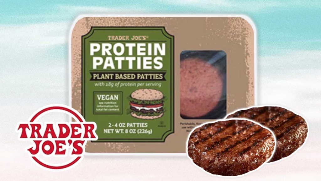 Trader Joe's Launches Own Brand Vegan Meat Protein Burger Patties