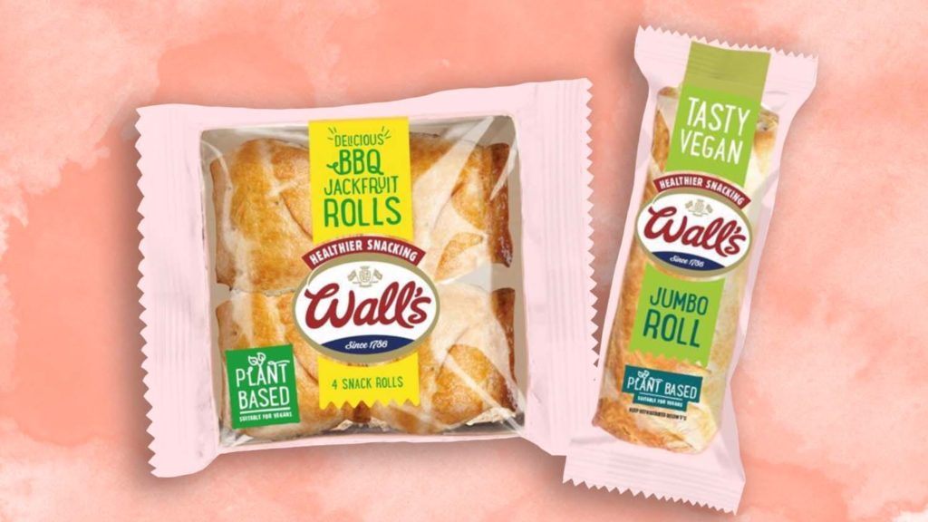 Wall’s Just Launched Jumbo Vegan Sausage and Jackfruit Rolls