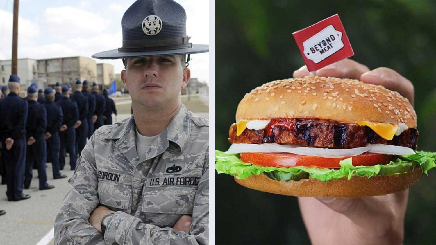 MeatFree Beyond Burgers Just Joined the Air Force LIVEKINDLY