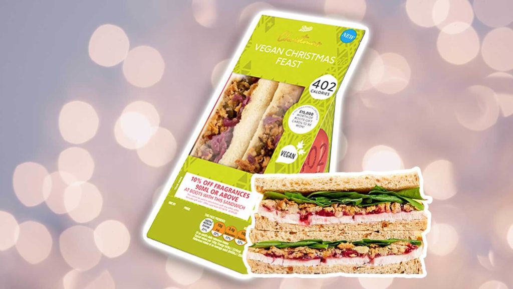 3 New Vegan Christmas Sandwiches Just Launched at Boots