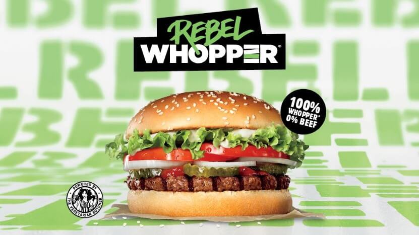 Vegan Rebel Whoppers Just Launched In Ireland