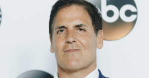 Close up photograph of Mark Cuban, who has invested in several vegan companies through Shark Tank.