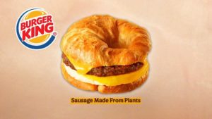 Burger King Now Has Croissan’wiches With Vegan Breakfast Sausages