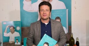 Jamie Oliver at his superfood book launch